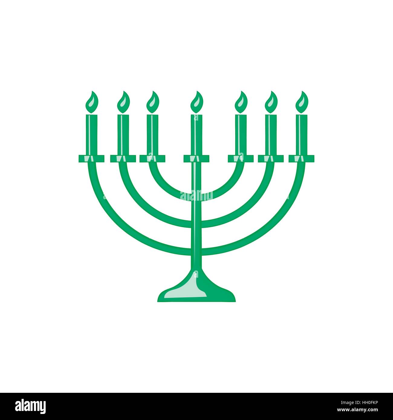 Menorah icon in cartoon style Stock Vector Image & Art - Alamy