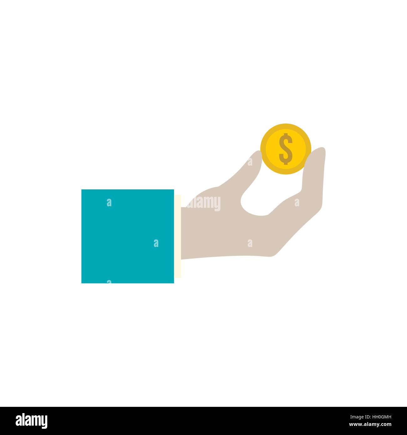 Human dollar coin doodle hi-res stock photography and images - Alamy