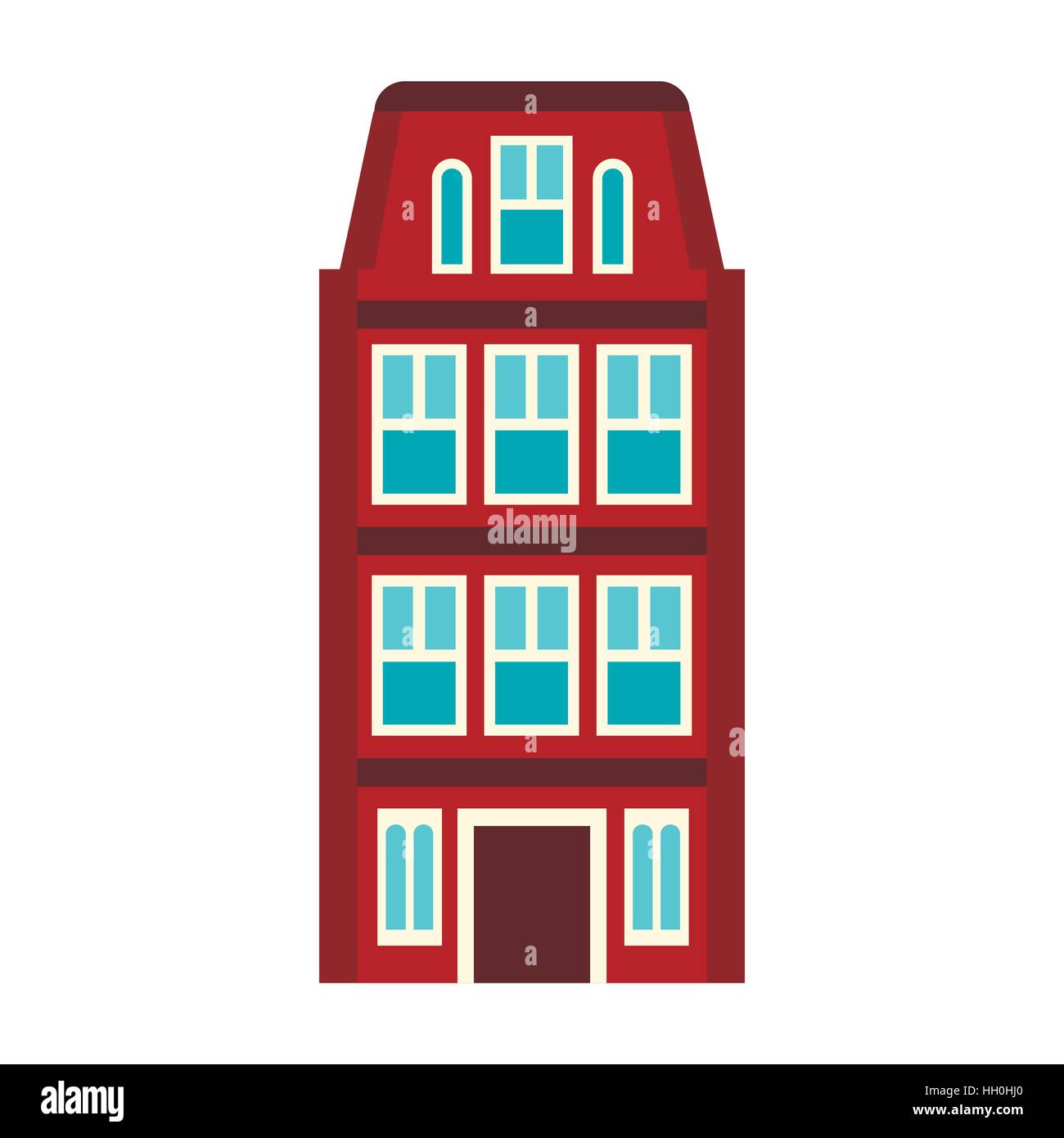 House icon in flat style Stock Vector Image & Art - Alamy