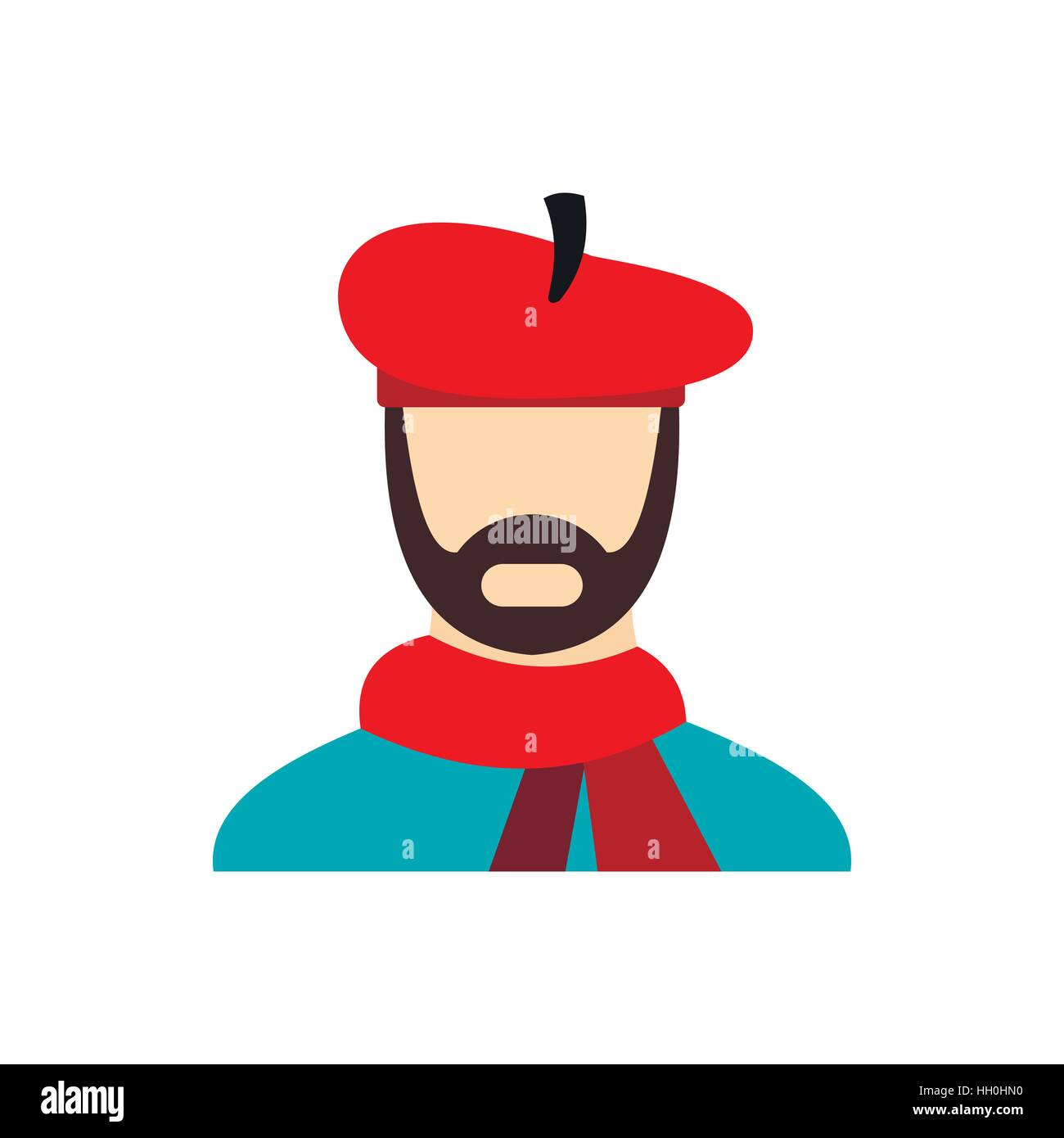Artist icon in flat style Stock Vector Image & Art - Alamy