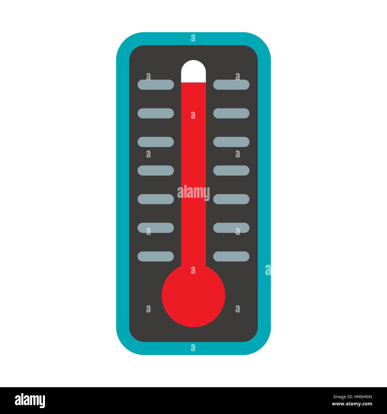 Thermometer indicates high temperature icon Stock Vector Image & Art ...