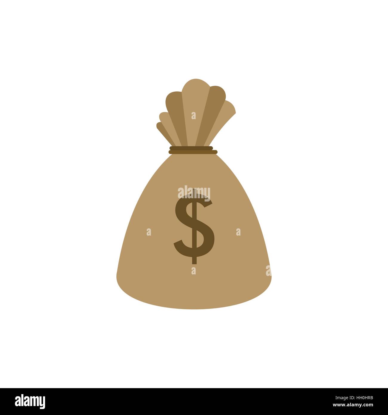 Money bag icon in flat style Stock Vector Image & Art - Alamy