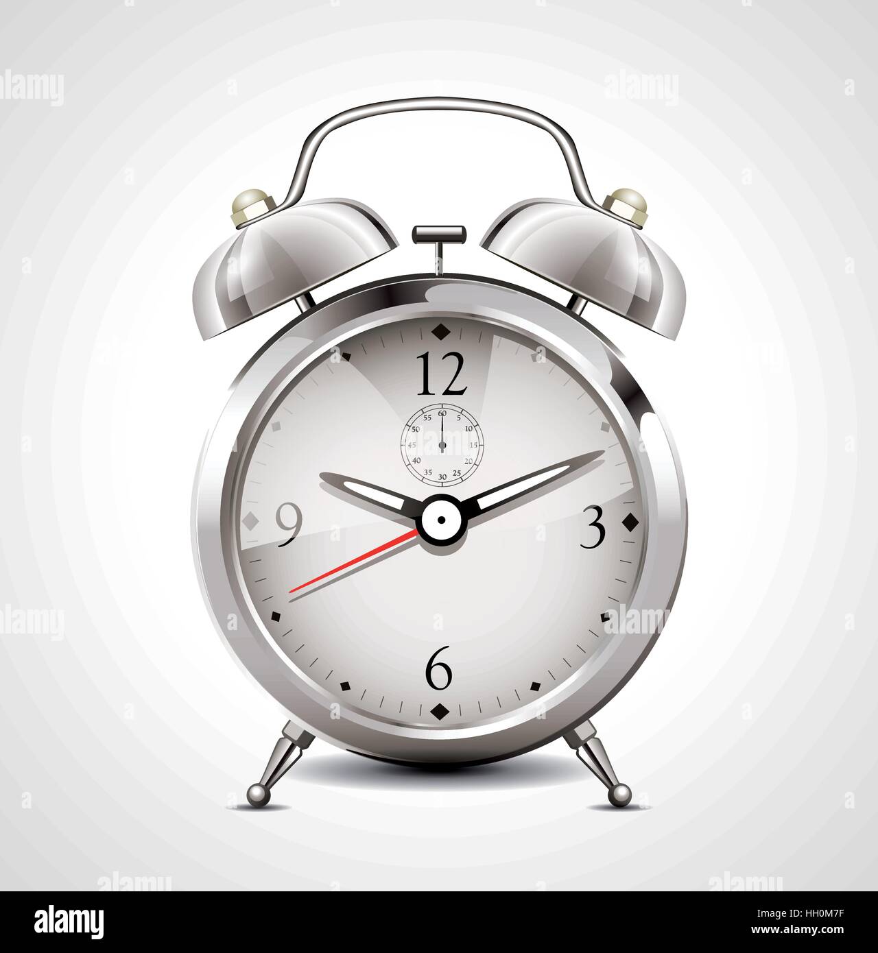 Digital Alarm Clock Vector Illustration Isolated On White Background Stock  Illustration - Download Image Now - iStock