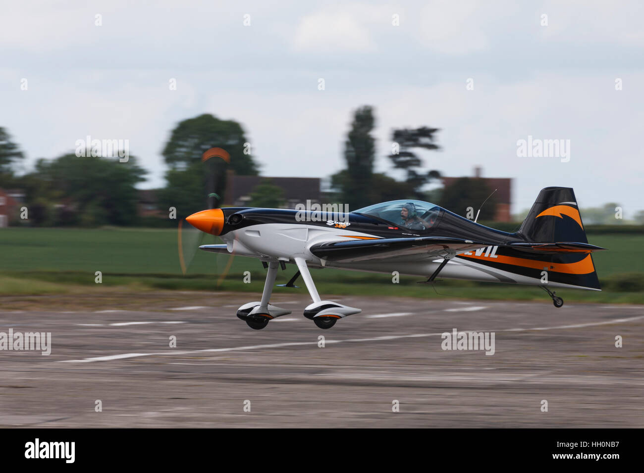 Xtreme Air XA41 Sbach GEVIL landing Wickenby Airfield Stock Photo Alamy