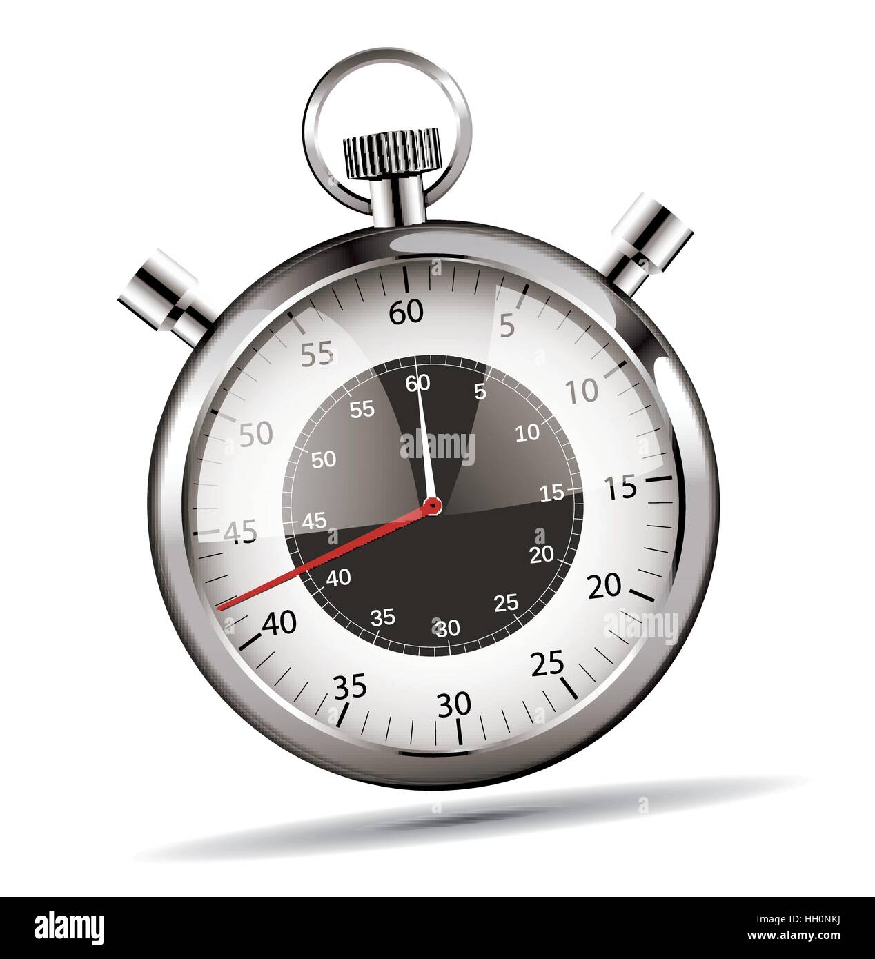 Stopwatch - time concept Stock Vector