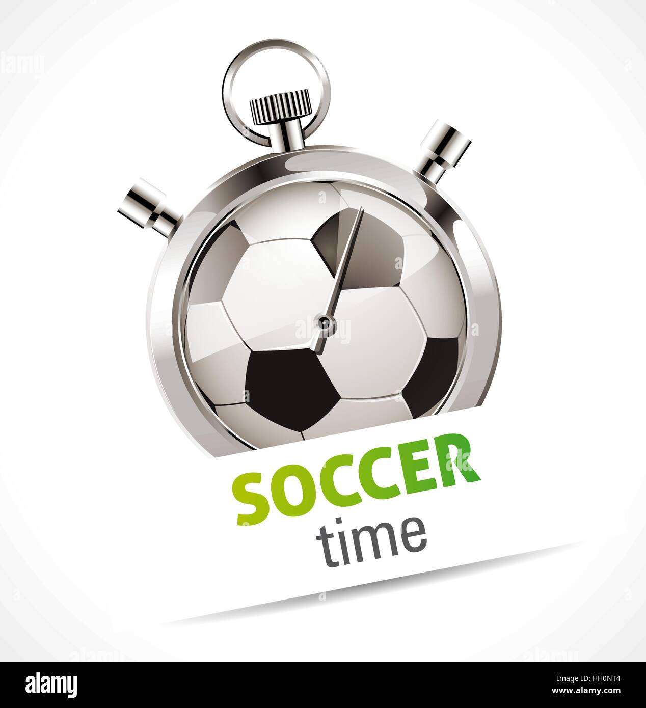 Stopwatch Sport Soccer football time Stock Vector Image & Art Alamy