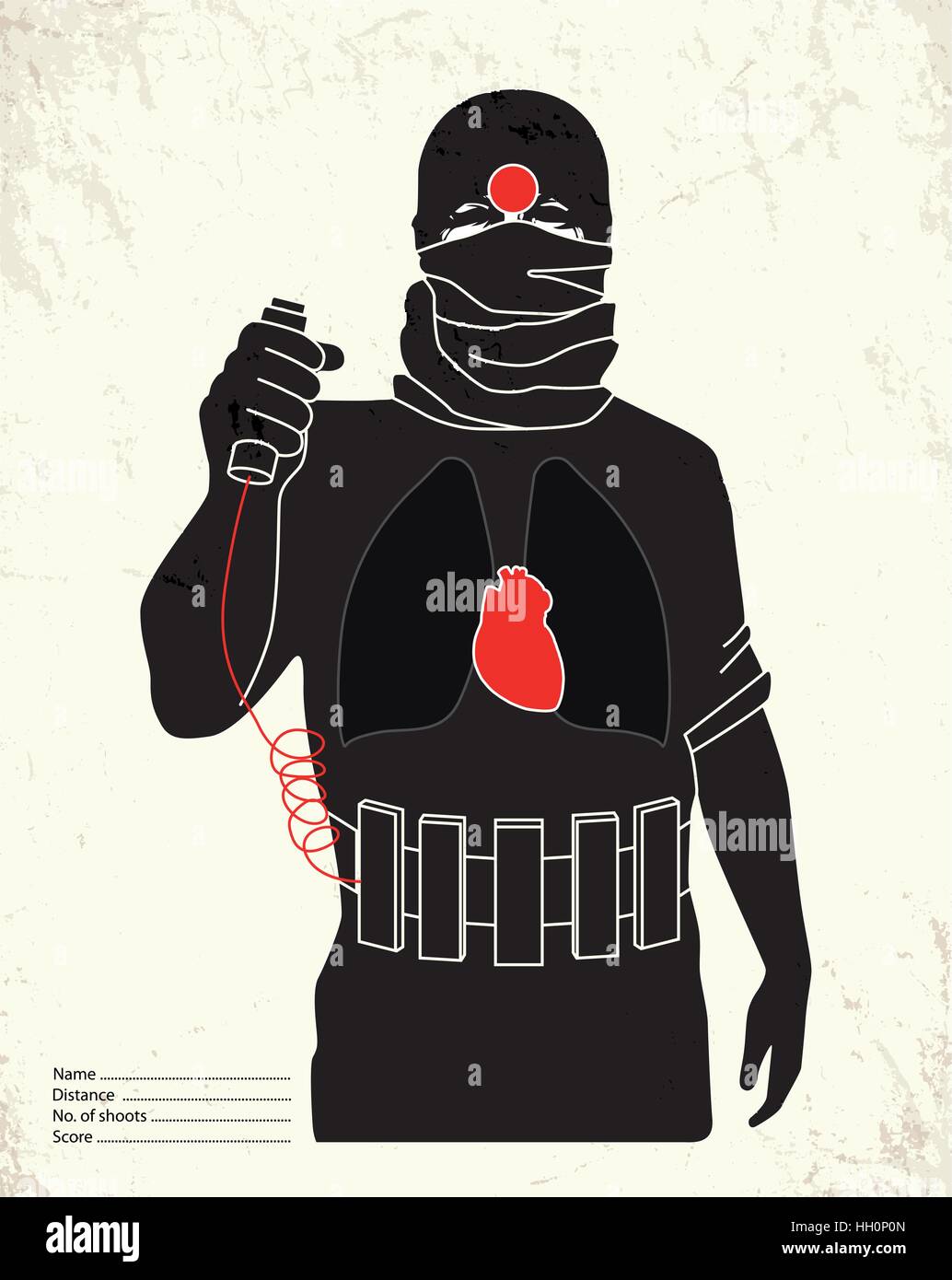Military shooting training Stock Vector Images - Alamy