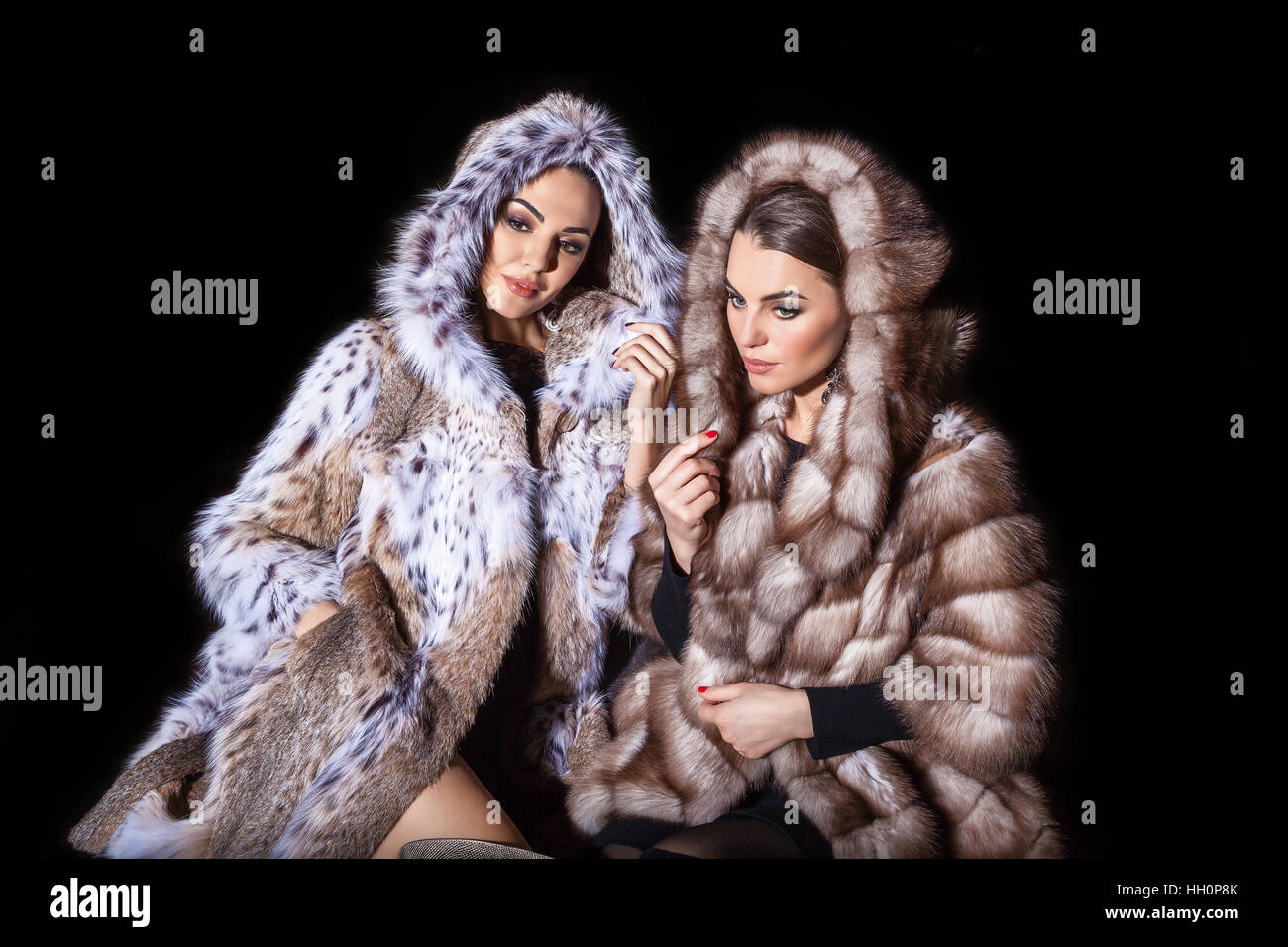women in fur