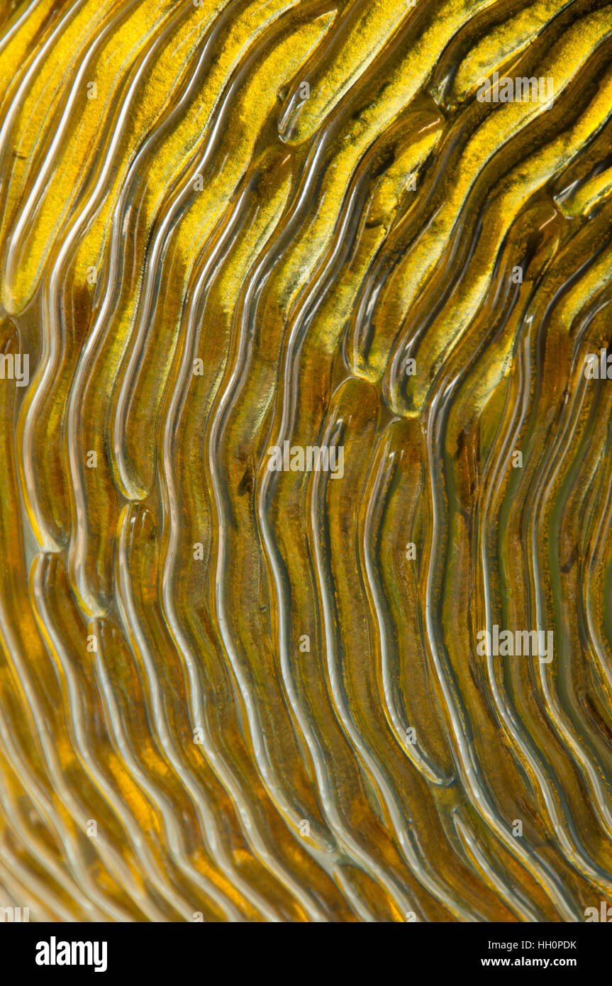 Blown glass, MorArt Glass Fusing Studio, Lincoln City, Oregon Stock