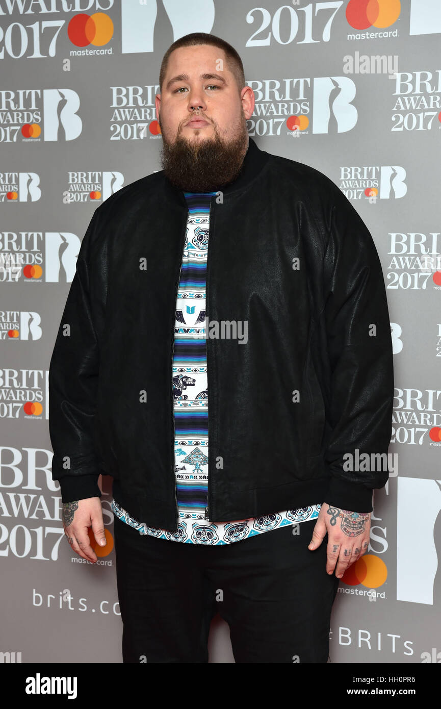 Rag and Bone Man attending the BRIT Awards nominations launch, at the London Television Centre in London. Stock Photo