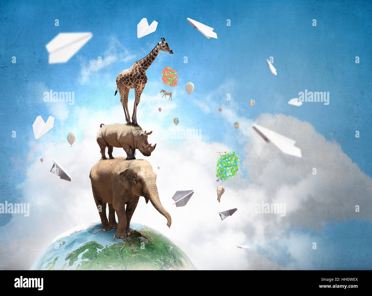 Animals on earth hi-res stock photography and images - Alamy