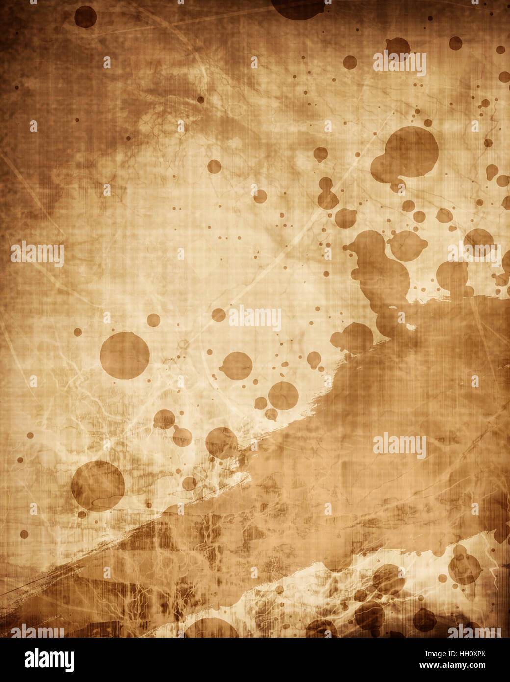 Aged Paper Sheet Texture. Blank Old Background with Dirty Stains. Stock  Photo - Image of element, pattern: 226001604
