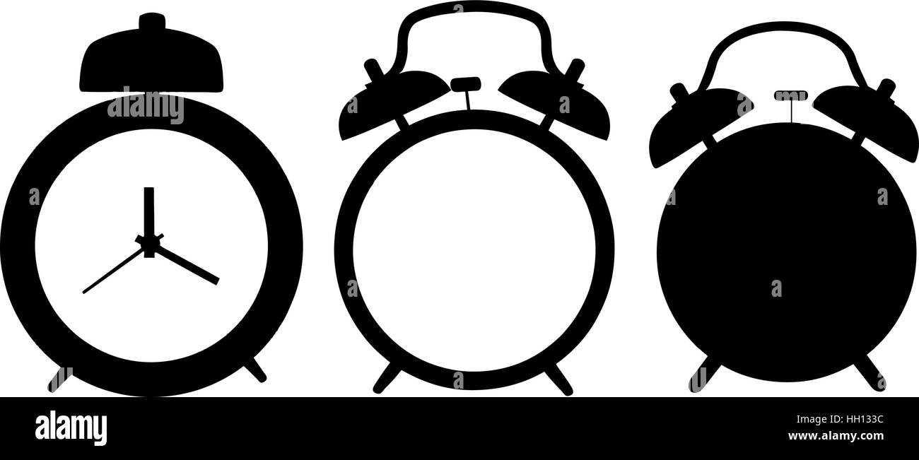 different alarm clocks set isolated Stock Vector Image & Art Alamy