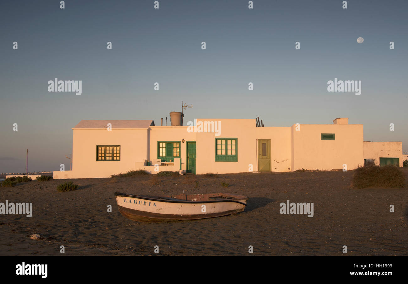 Lanzarote Beach House at Playa Honda Lanzarote Stock Photo Alamy