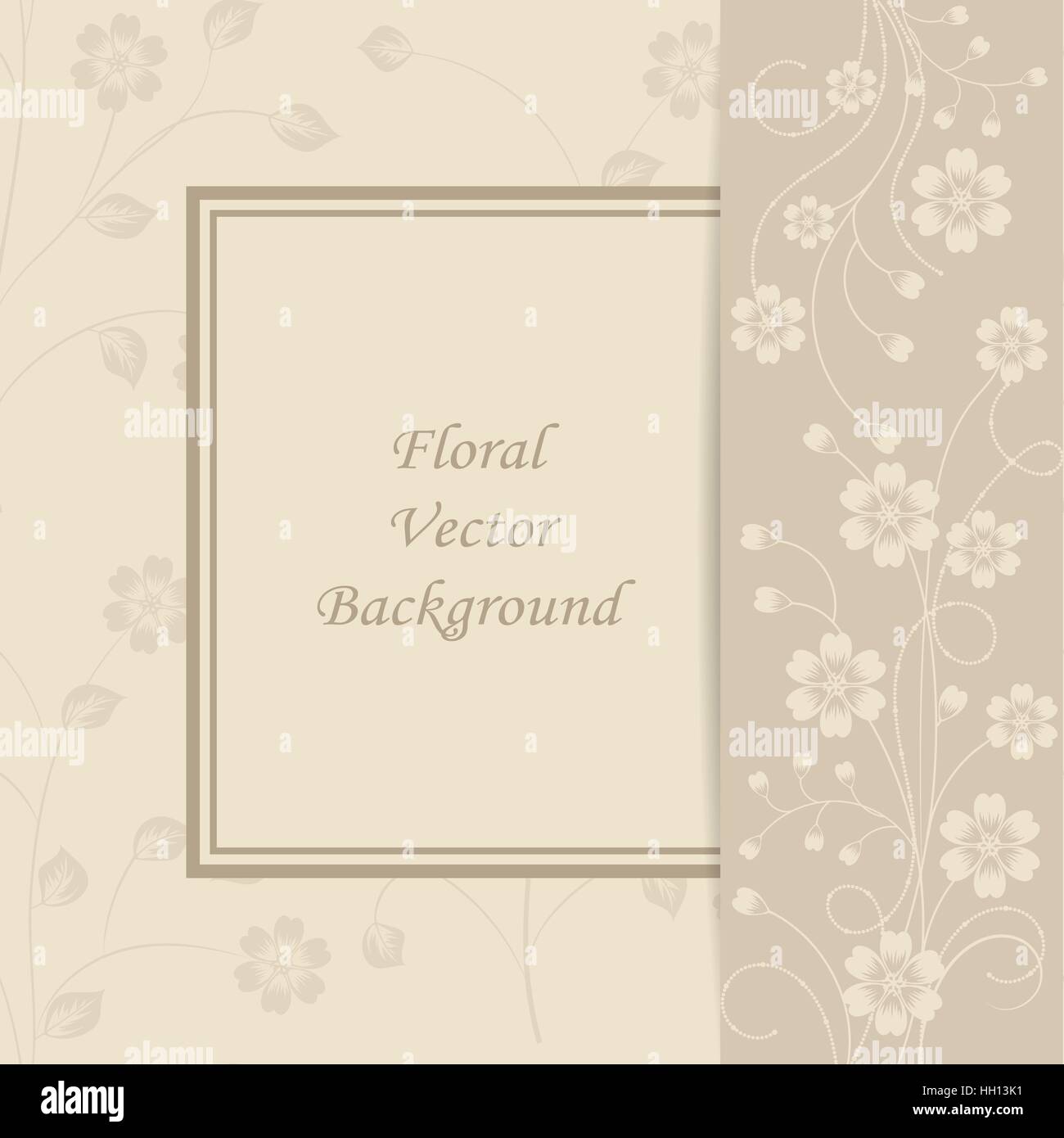 Floral vector background Stock Vector Image & Art - Alamy