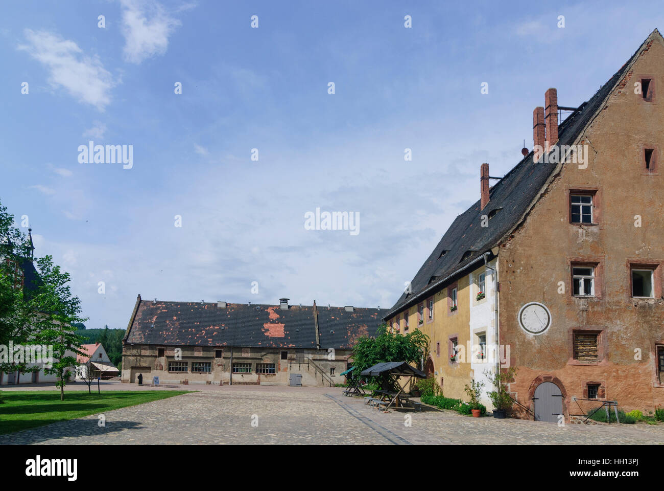 Leisnig: monastery Buch, , Sachsen, Saxony, Germany Stock Photo
