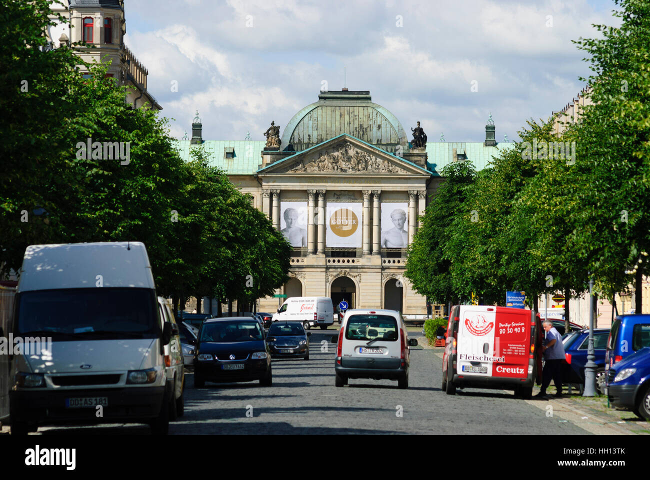 Dresden: Japanese palace with museum of ethnology, , Sachsen, Saxony, Germany Stock Photo