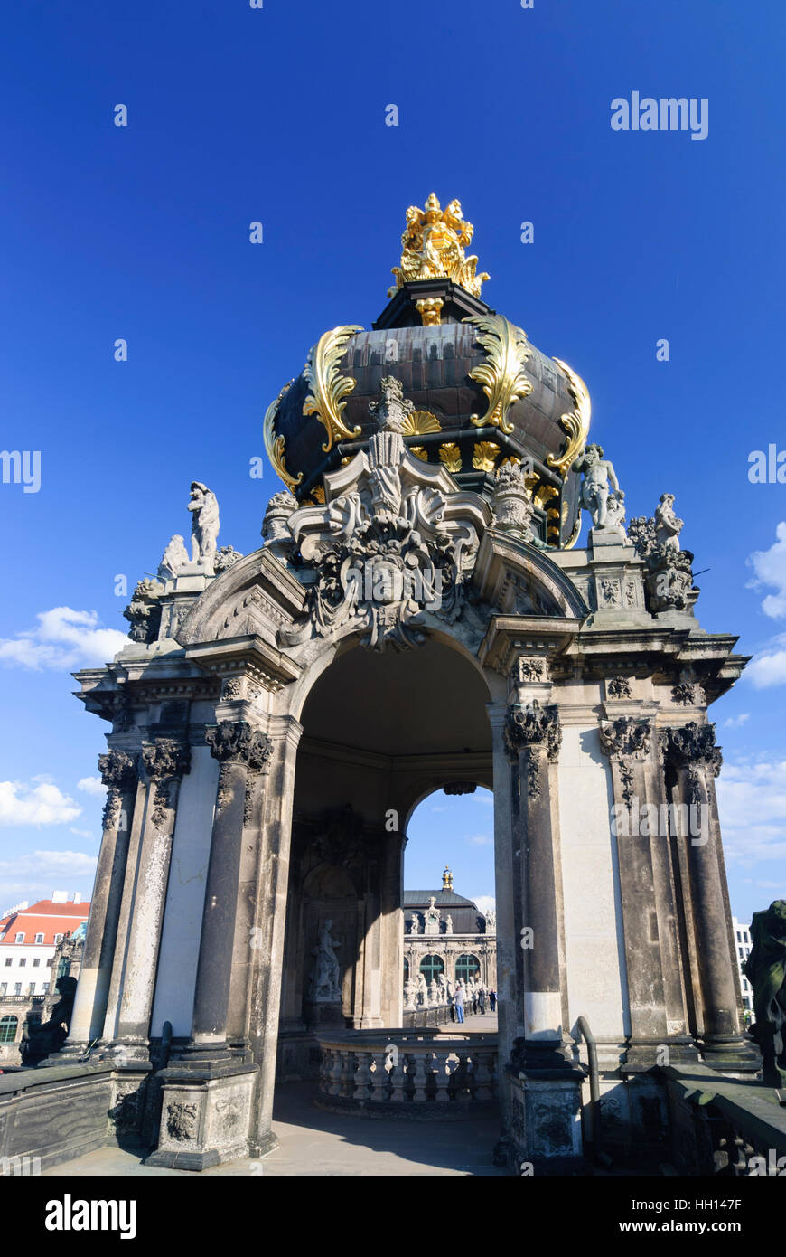 Dresden: Zwinger;  Crown gate, , Sachsen, Saxony, Germany Stock Photo