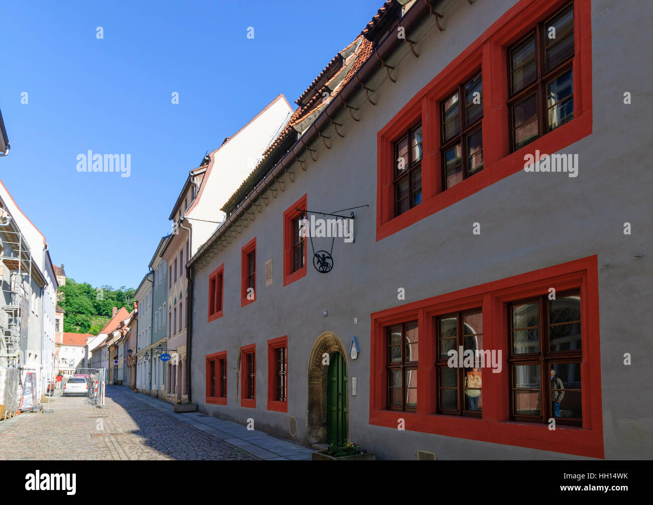 Pirna: Tetzel house in the old town, , Sachsen, Saxony, Germany Stock Photo