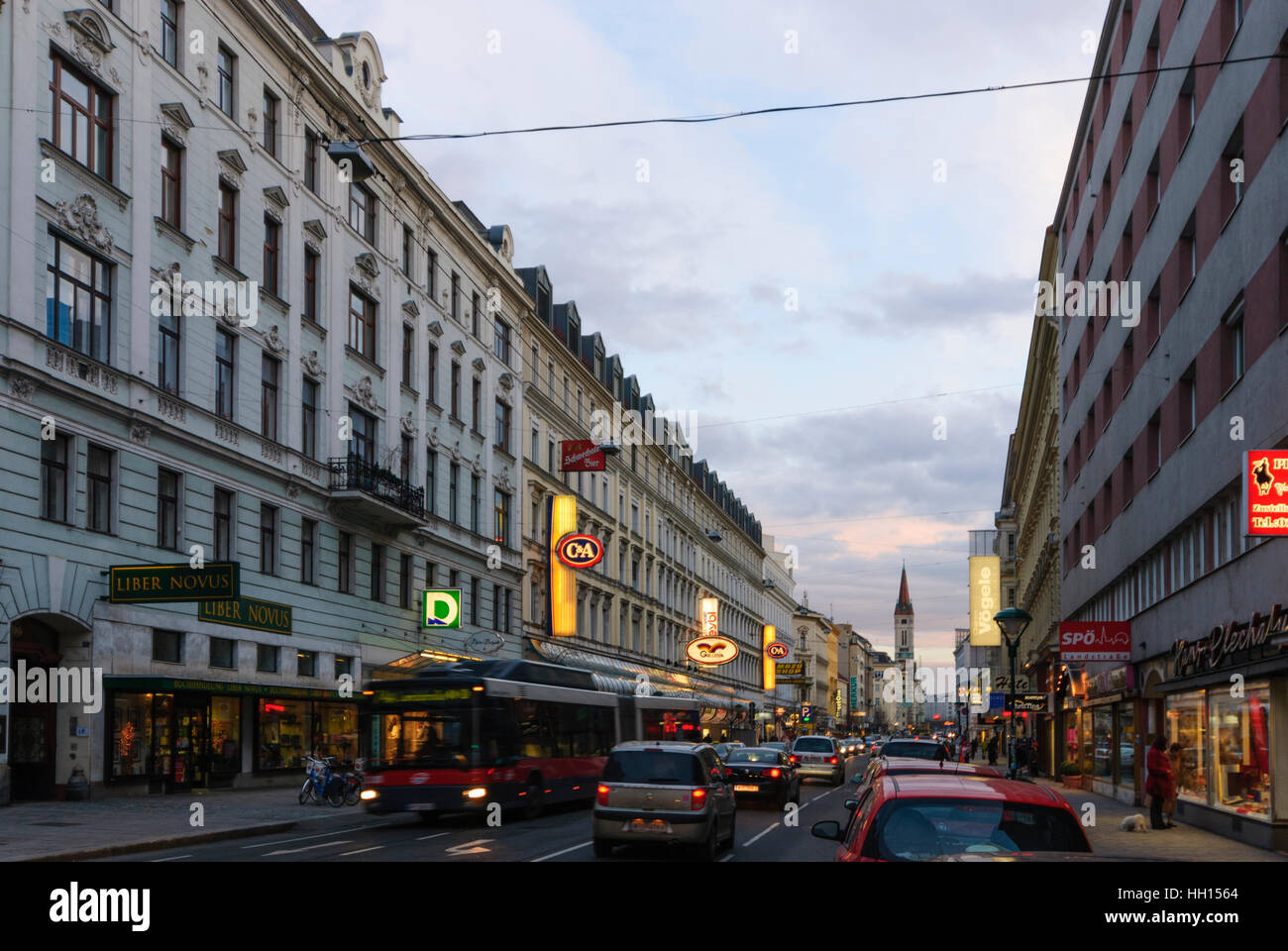 Wien, Vienna: street Landstraße, heart Jesus' church, 03., Wien, Austria  Stock Photo - Alamy