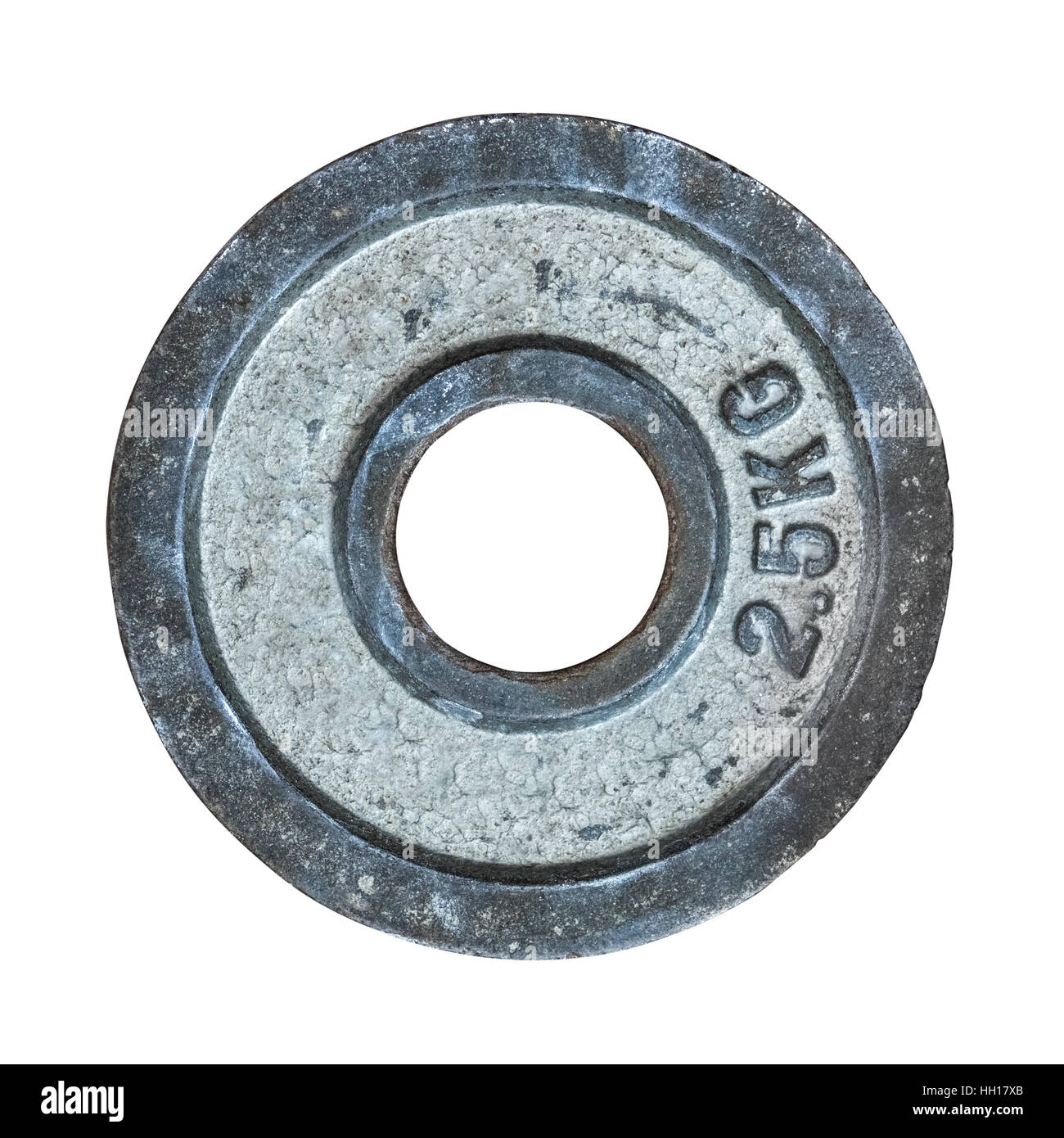 Isolated Gym Barbell Plate Stock Photo