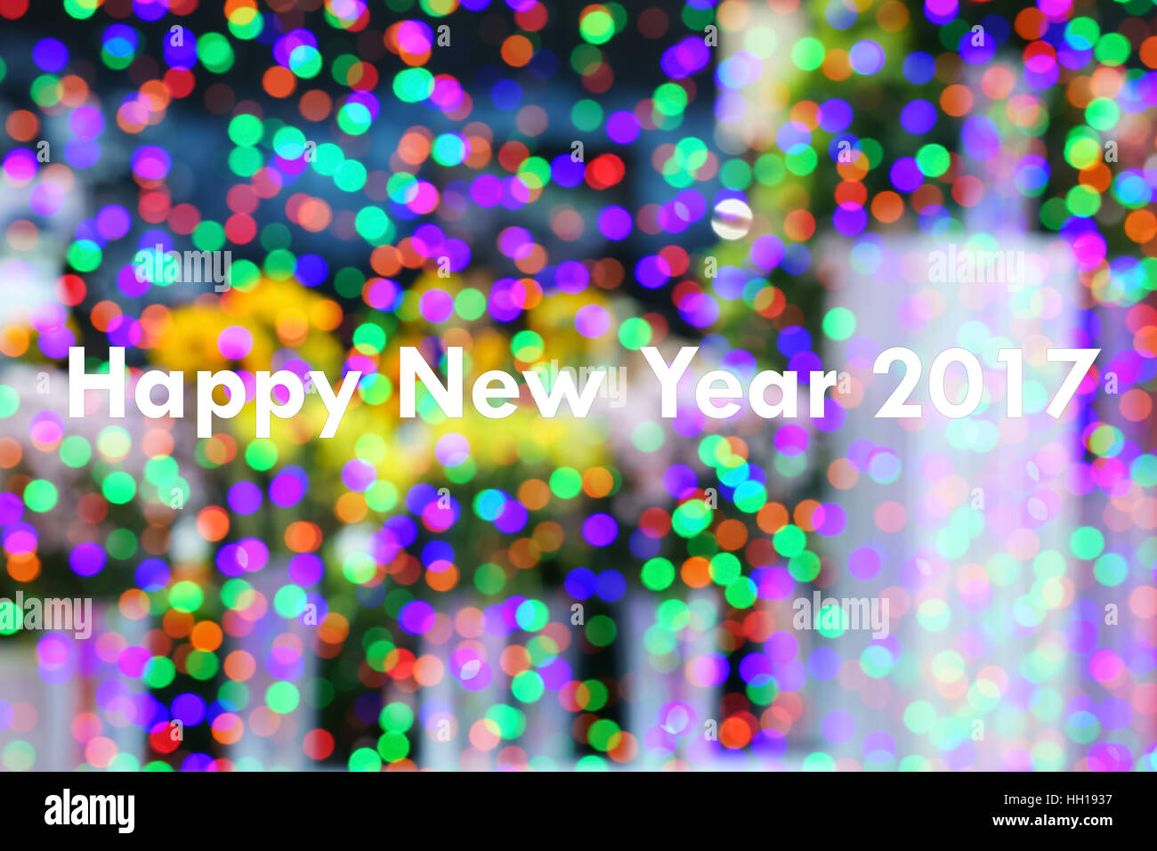 Free Vector | Happy new year background 2017 with colored confetti