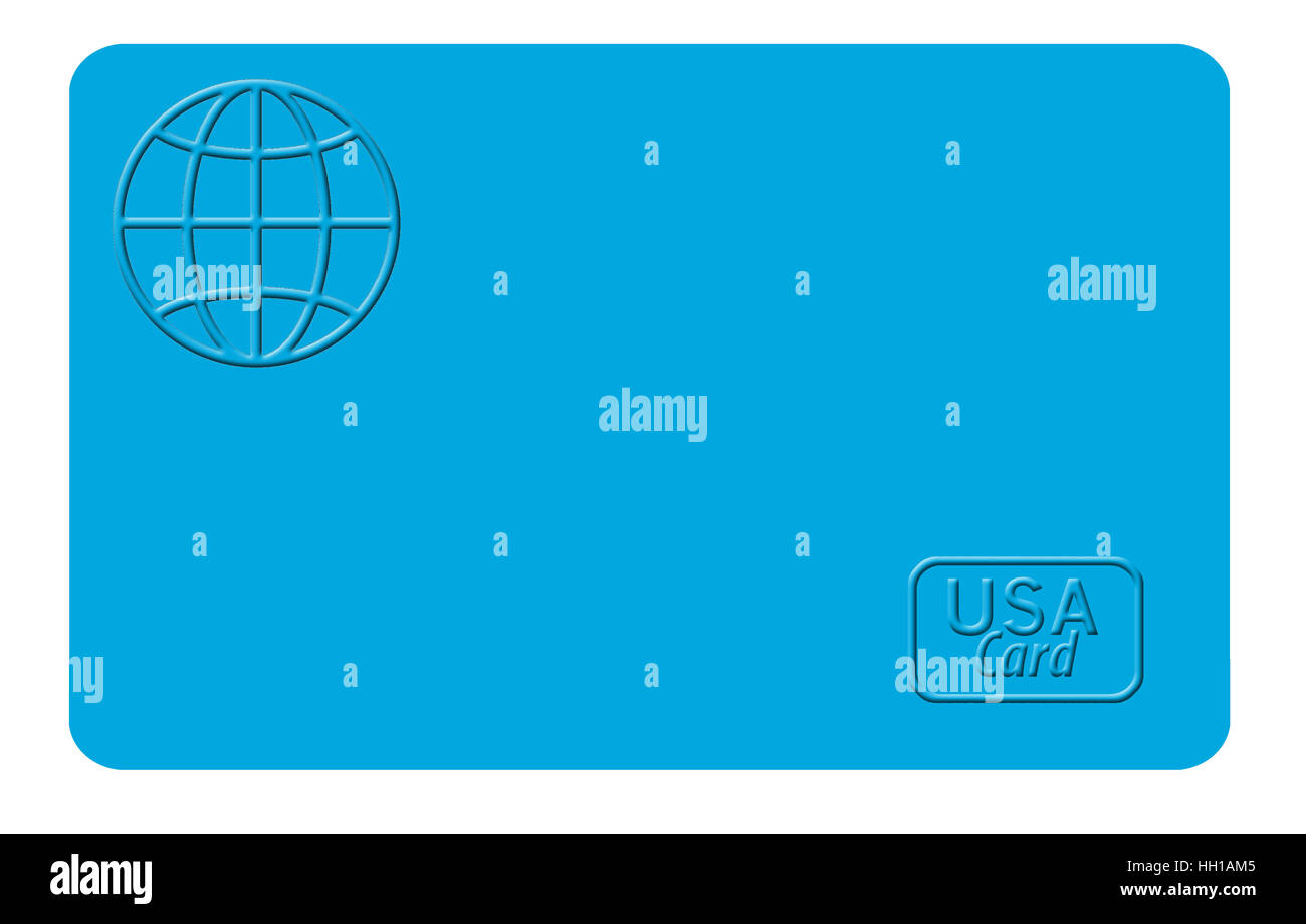 Blank White Credit Debit Card High Resolution Stock Photography and