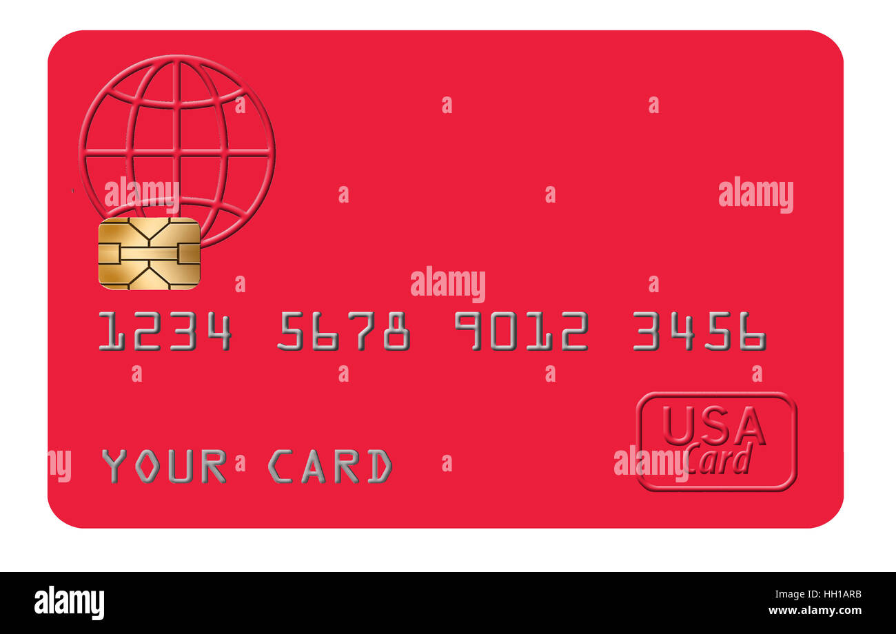 Credit card isolated on white background Stock Photo - Alamy