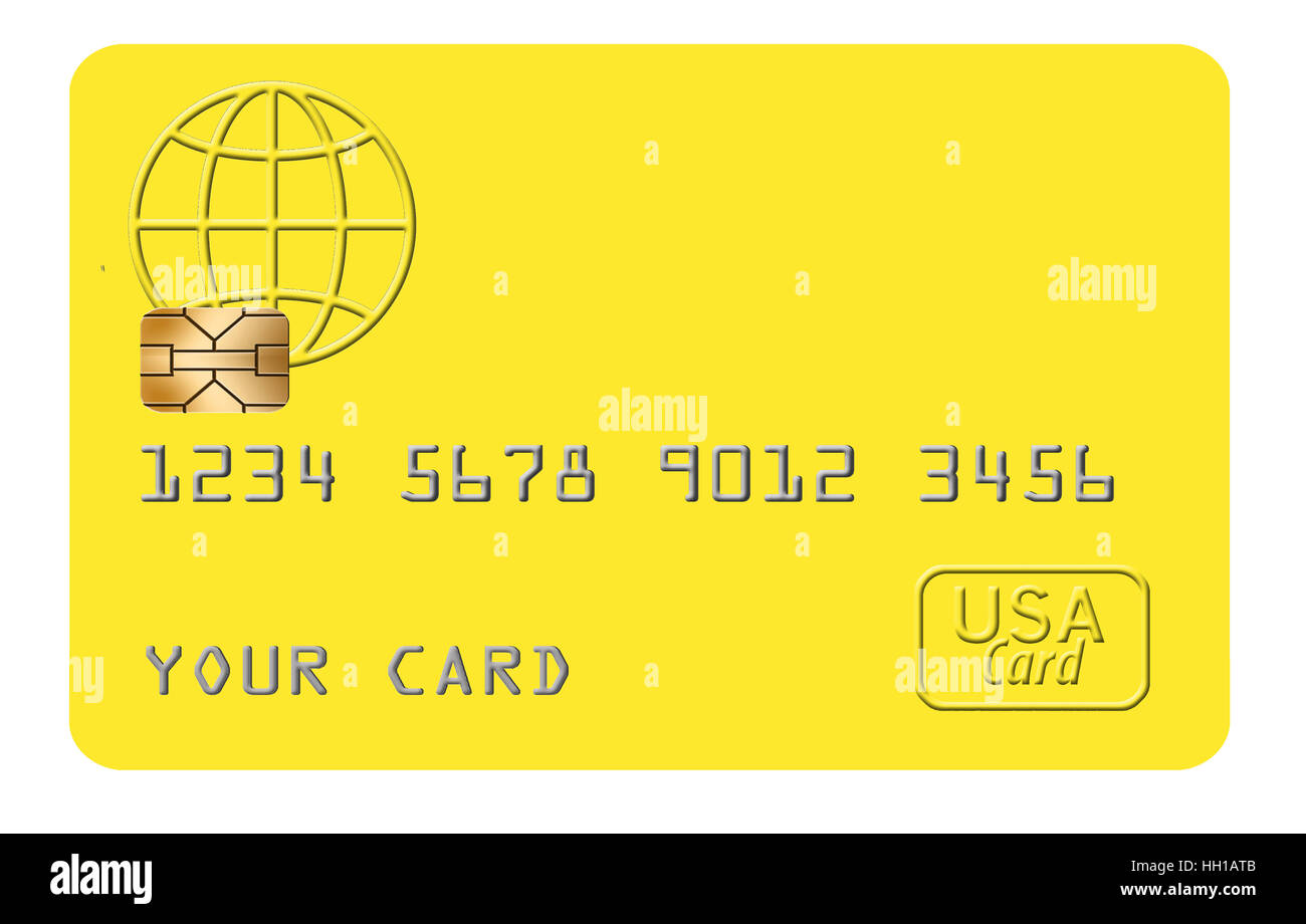 Credit card isolated on white background Stock Photo - Alamy
