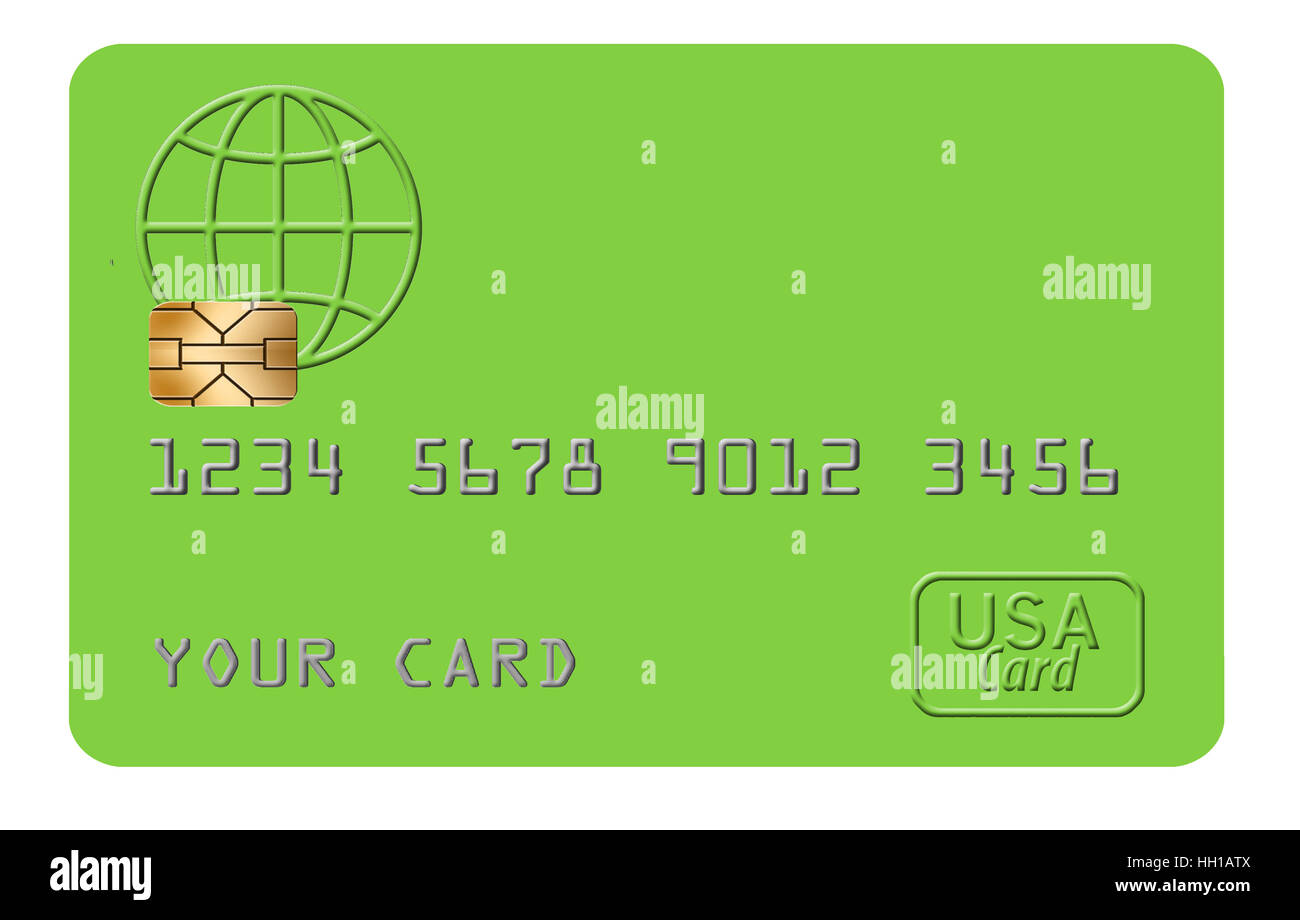 Credit card isolated on white background Stock Photo - Alamy