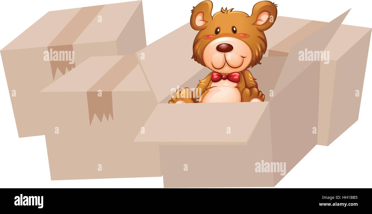 нарисованный мишка в коробочке. плюшевый мишка в коробке. спотлайт 2 класс предлоги in on under. мишка держит в руках коробку. In on under в английском языке 2 класс.