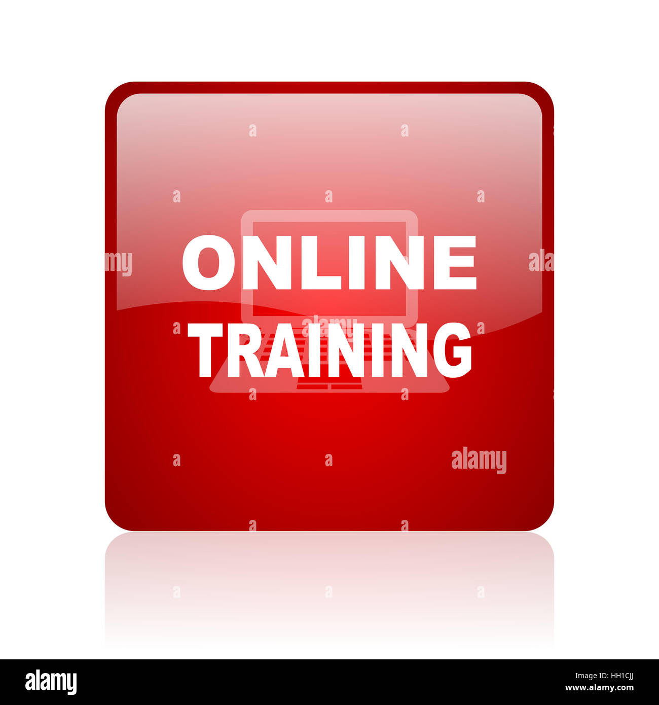 Training red square web hi-res stock photography and images - Alamy