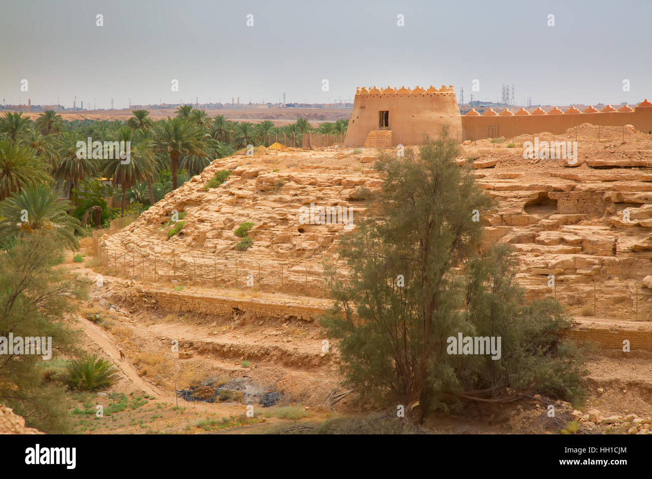 Streets of the old city Diriyah near Ar Riyadh, Kingdom of Saudi Arabia ...