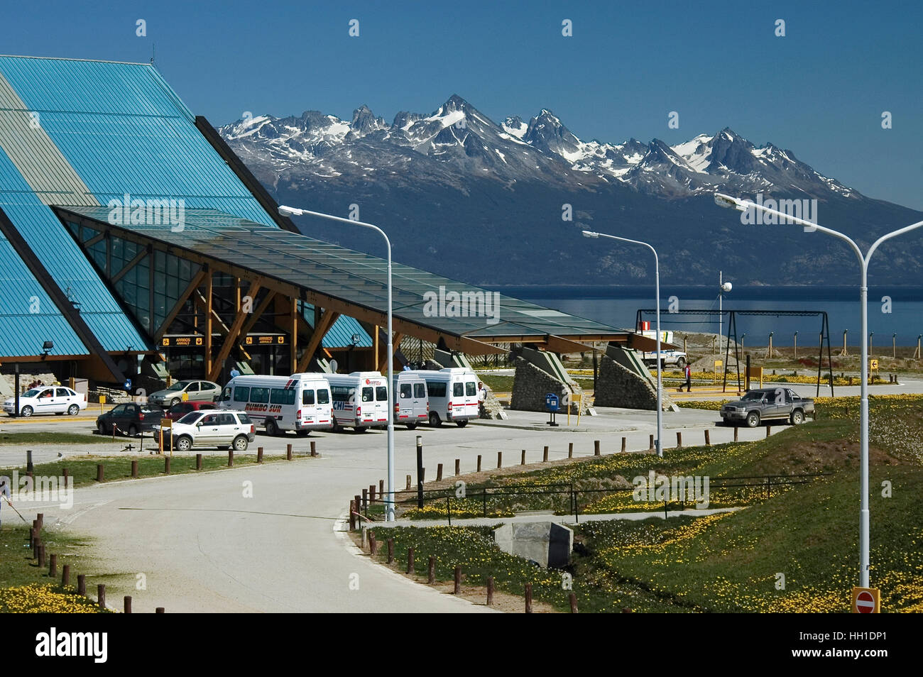 Ushuaia airport, Tierra del Fuego, Argentina Stock Photo - Alamy