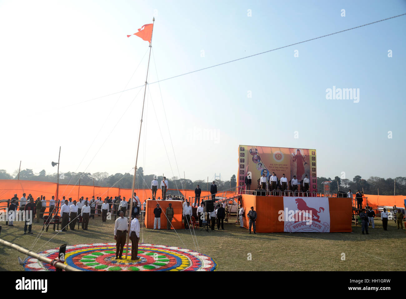 Indian Flag Hoisting