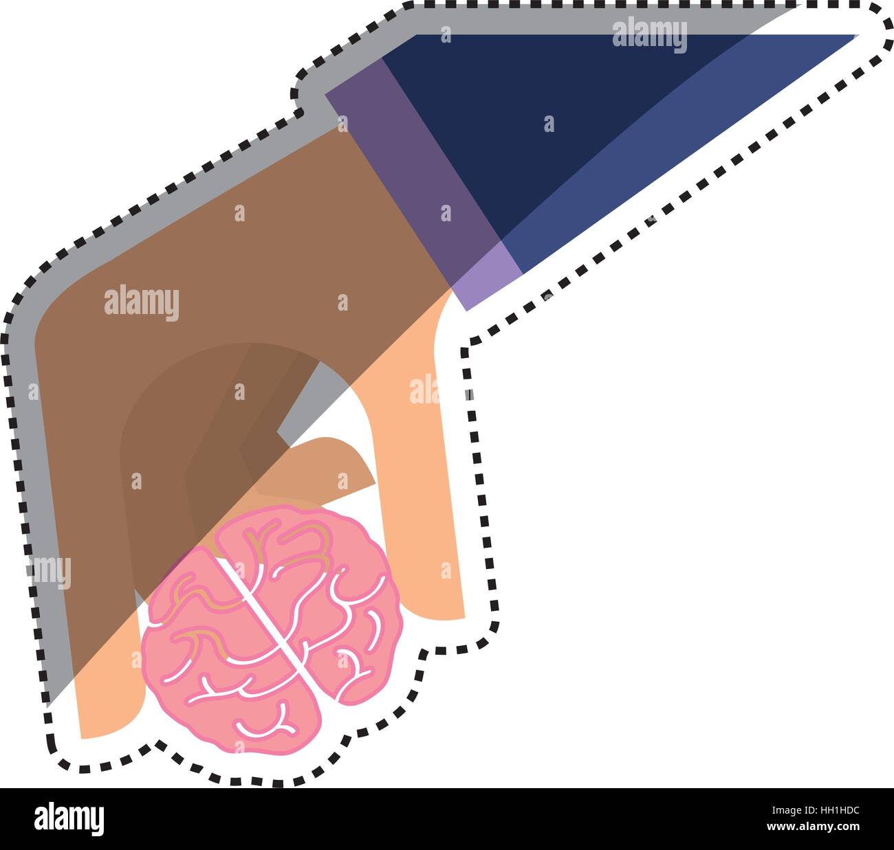 Isolated human brain icon vector illustration graphic design Stock ...