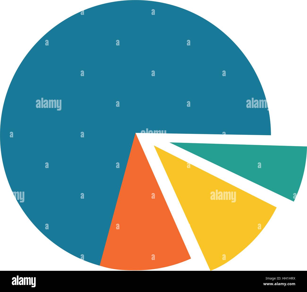 statistics pie chart icon vector illustration graphic design Stock ...