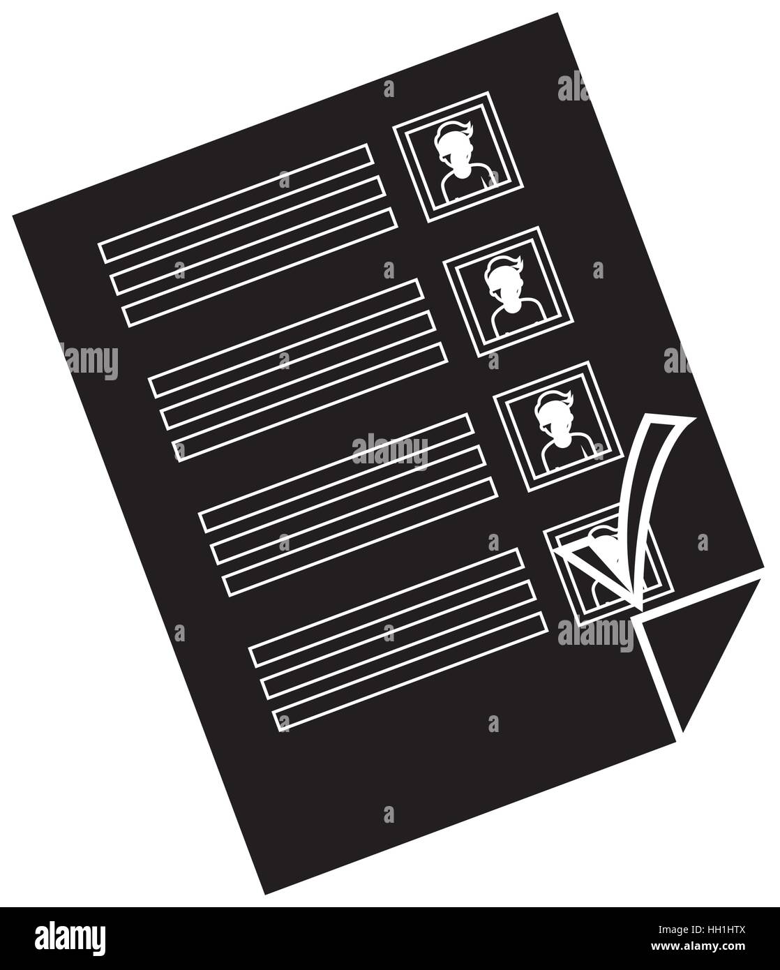Democracy voting vote icon vector illustration graphic design Stock ...