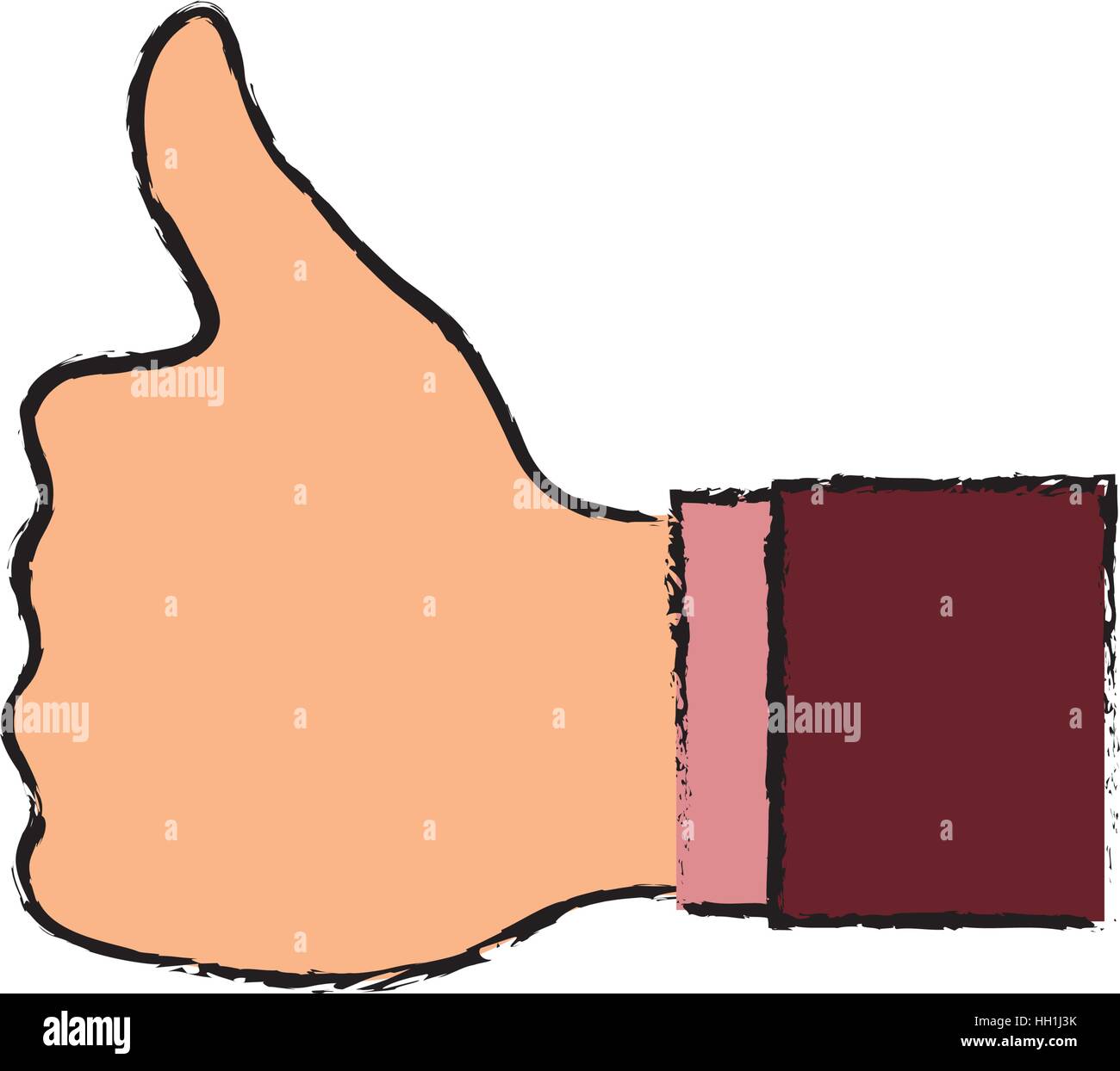 hand like thumb up icon vector illustration graphic design Stock Vector ...
