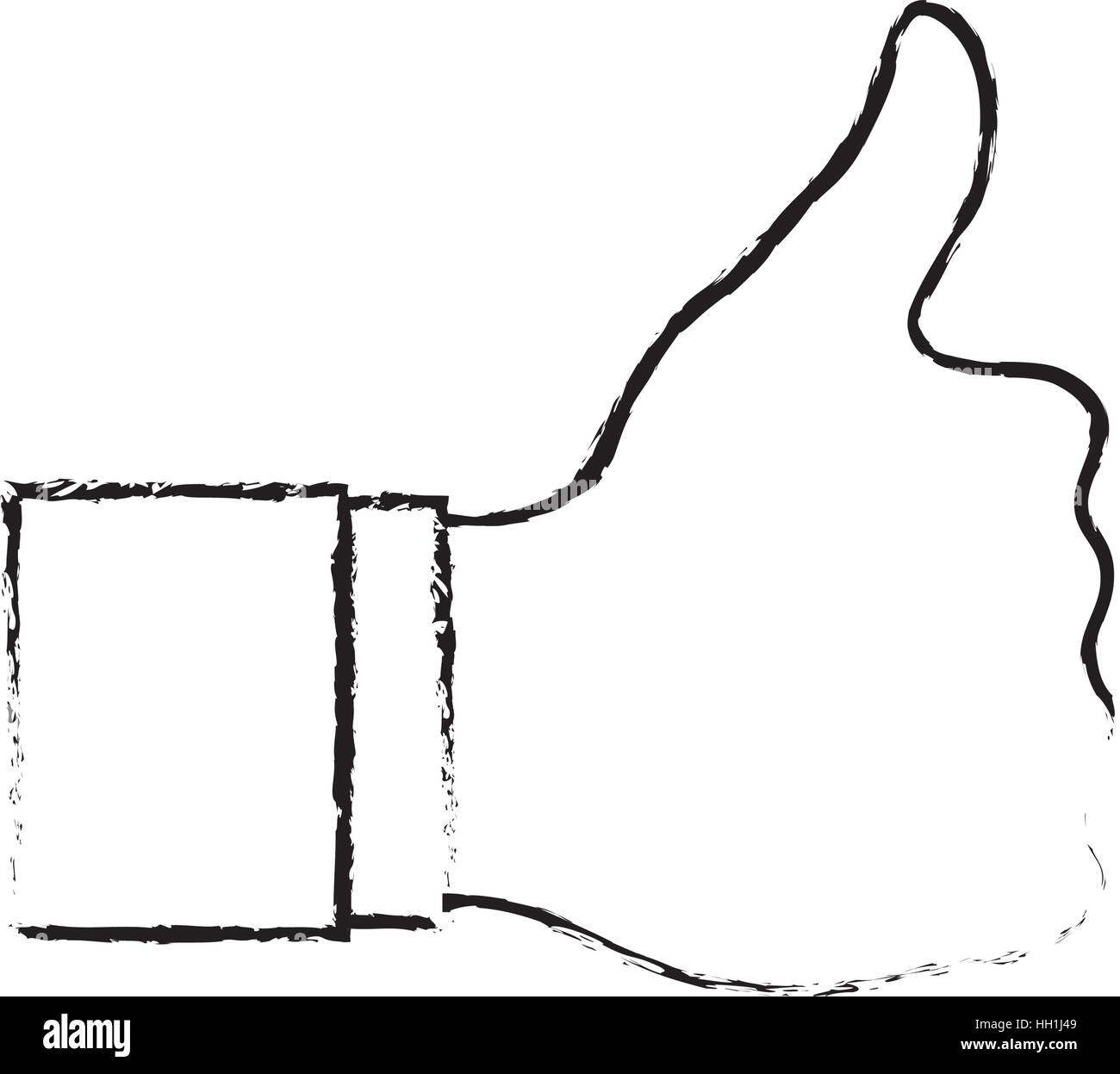 hand like thumb up icon vector illustration graphic design Stock Vector ...
