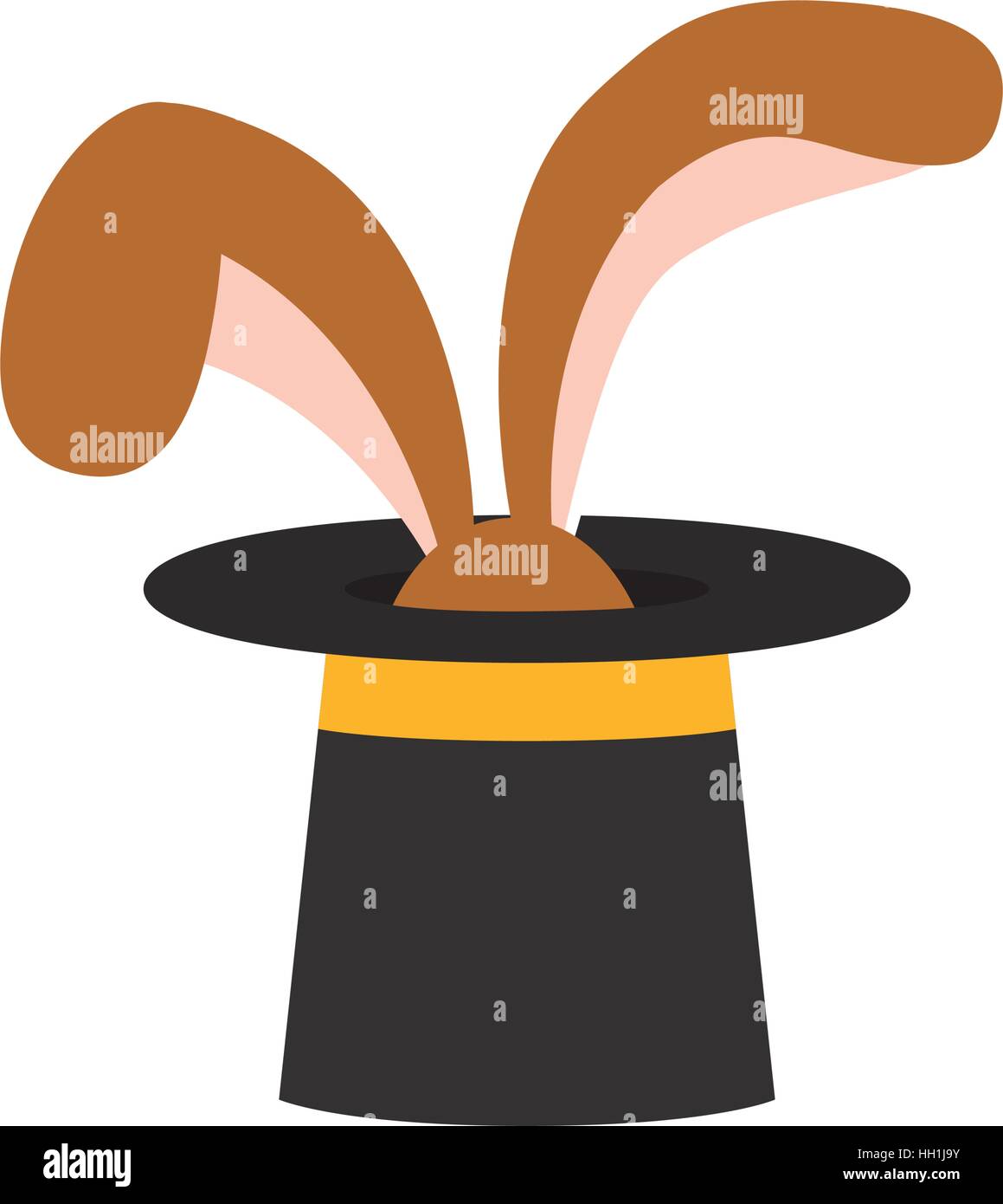Rabbit magic trick icon vector illustration graphic design Stock Vector ...