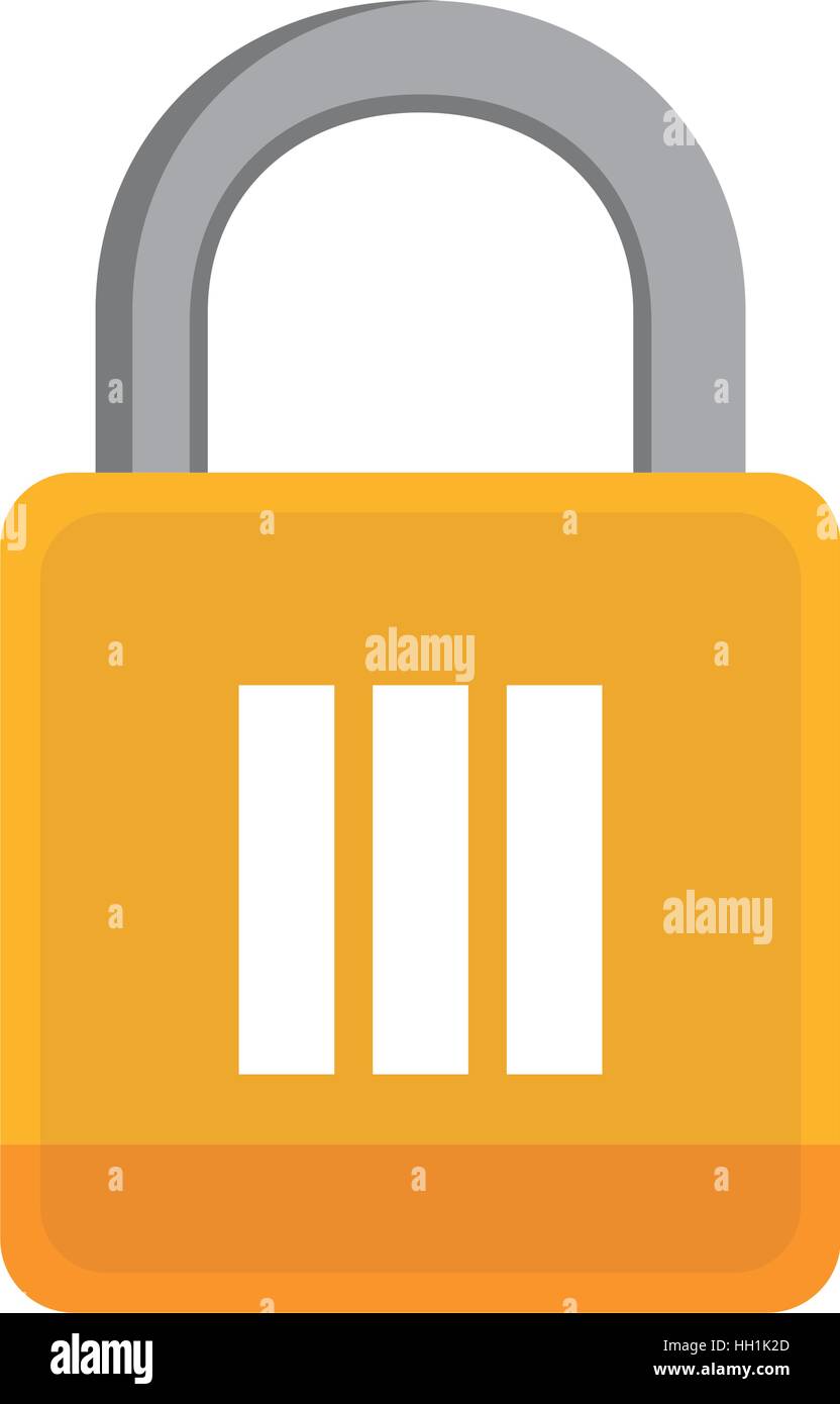 Security padlock system Stock Vector Image & Art - Alamy