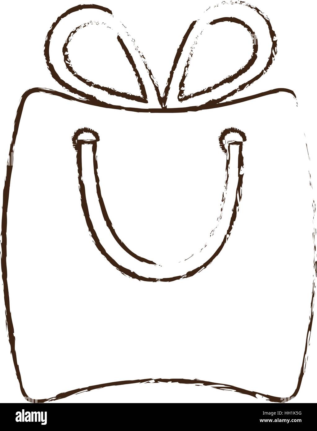 sketch draw bag gift paper shop online Stock Vector Image & Art Alamy