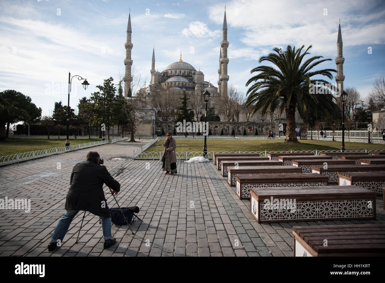 The Blue Mosque (Sultanahmet) in Istanbul, Turkey Stock Photo - Alamy