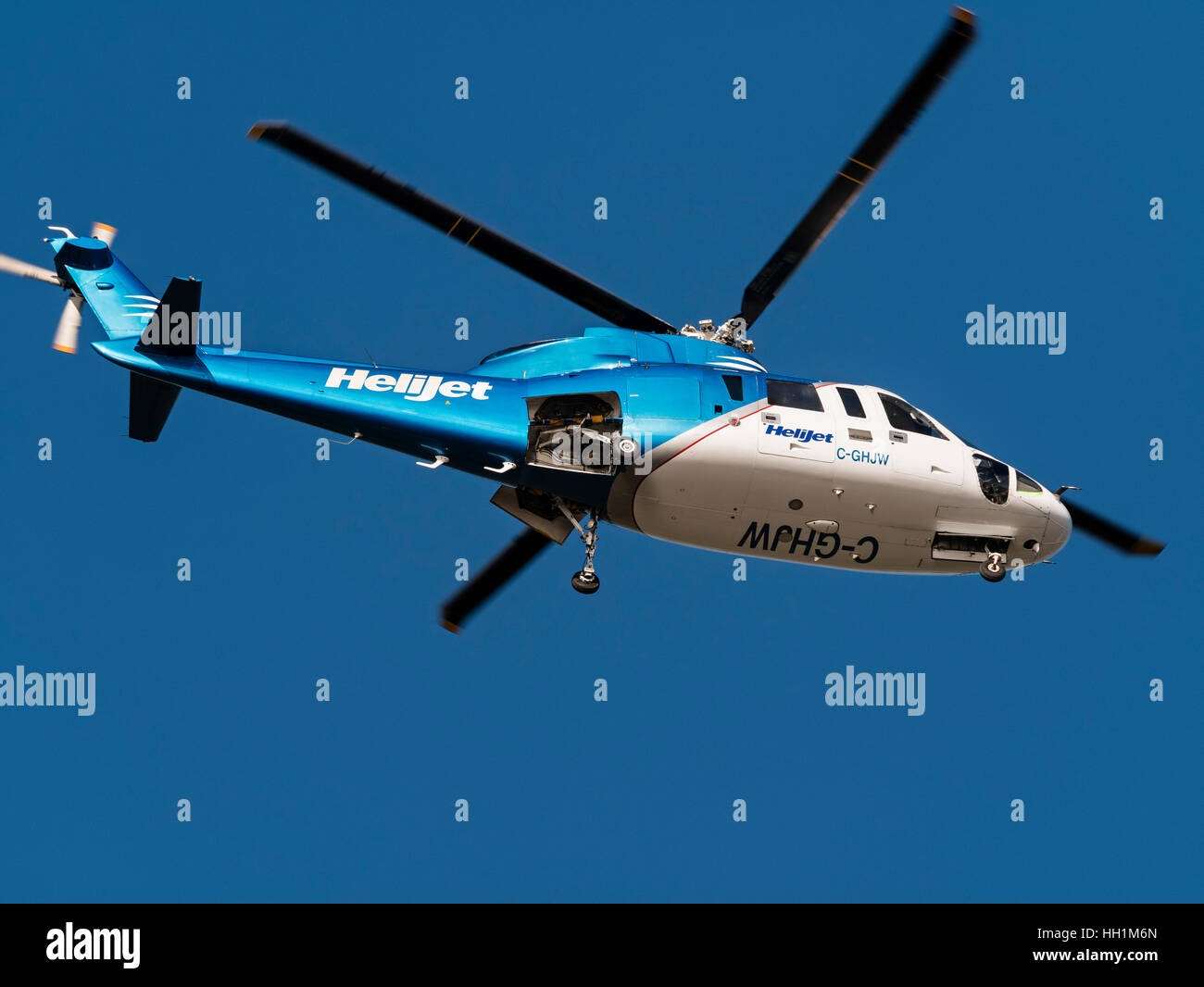 Helijet International Sikorsky S-76A helicopter C-GHJW Stock Photo
