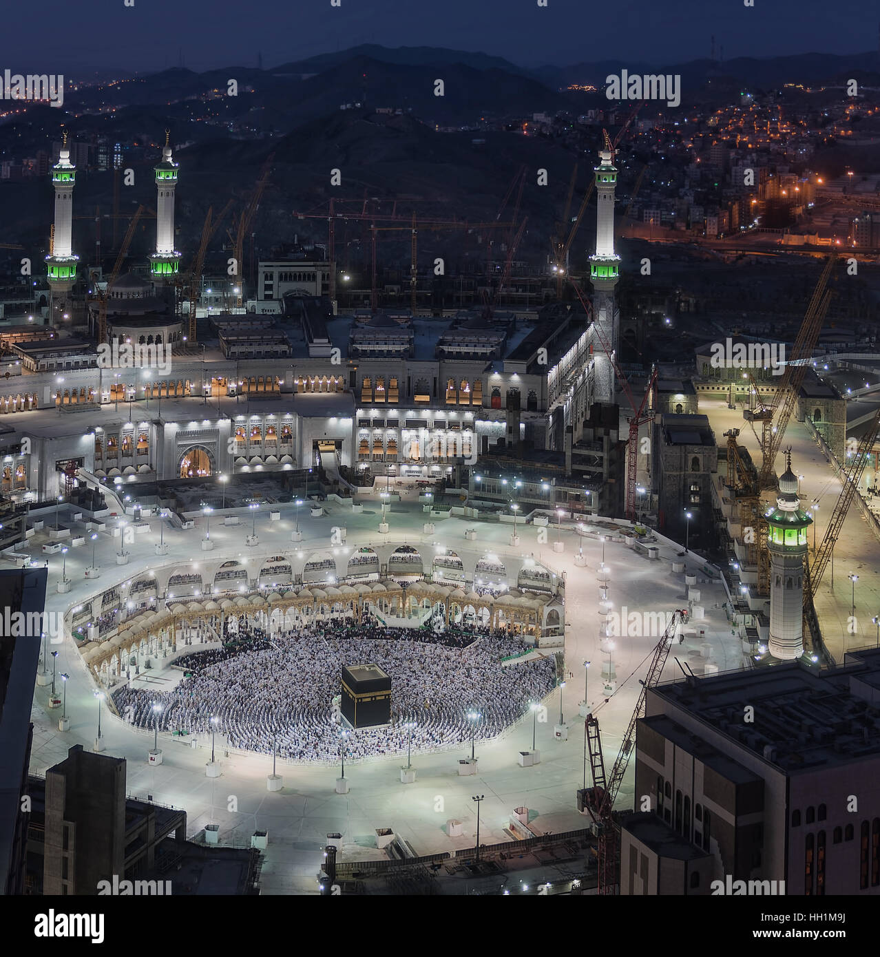 Kaaba aerial hi-res stock photography and images - Alamy