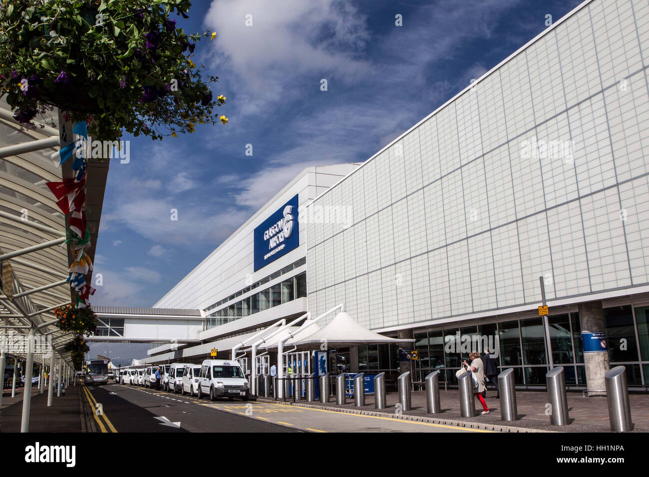 Glasgow Airport Stock Photo