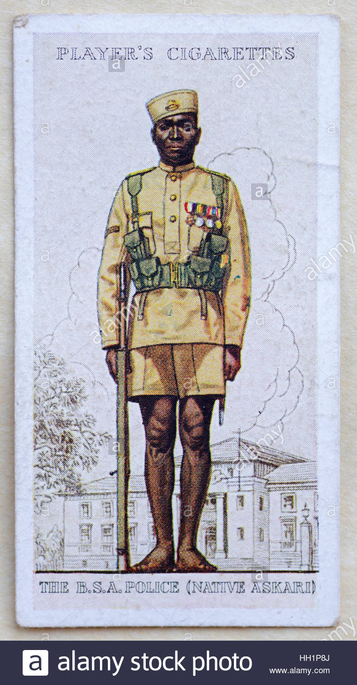 B.S.A Police(Native Asakri) in uniform Stock Photo