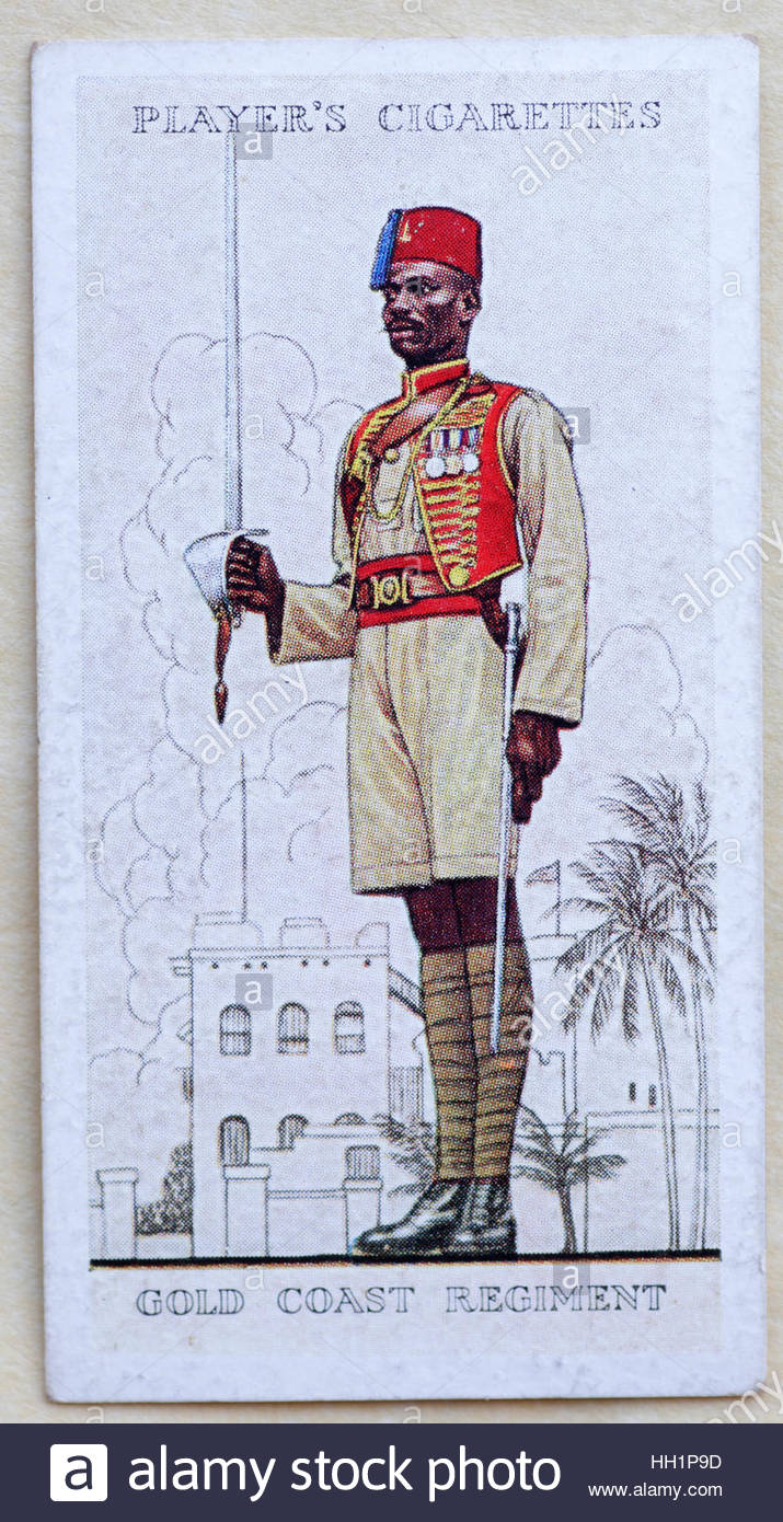 Gold Coast Regiment in uniform Stock Photo
