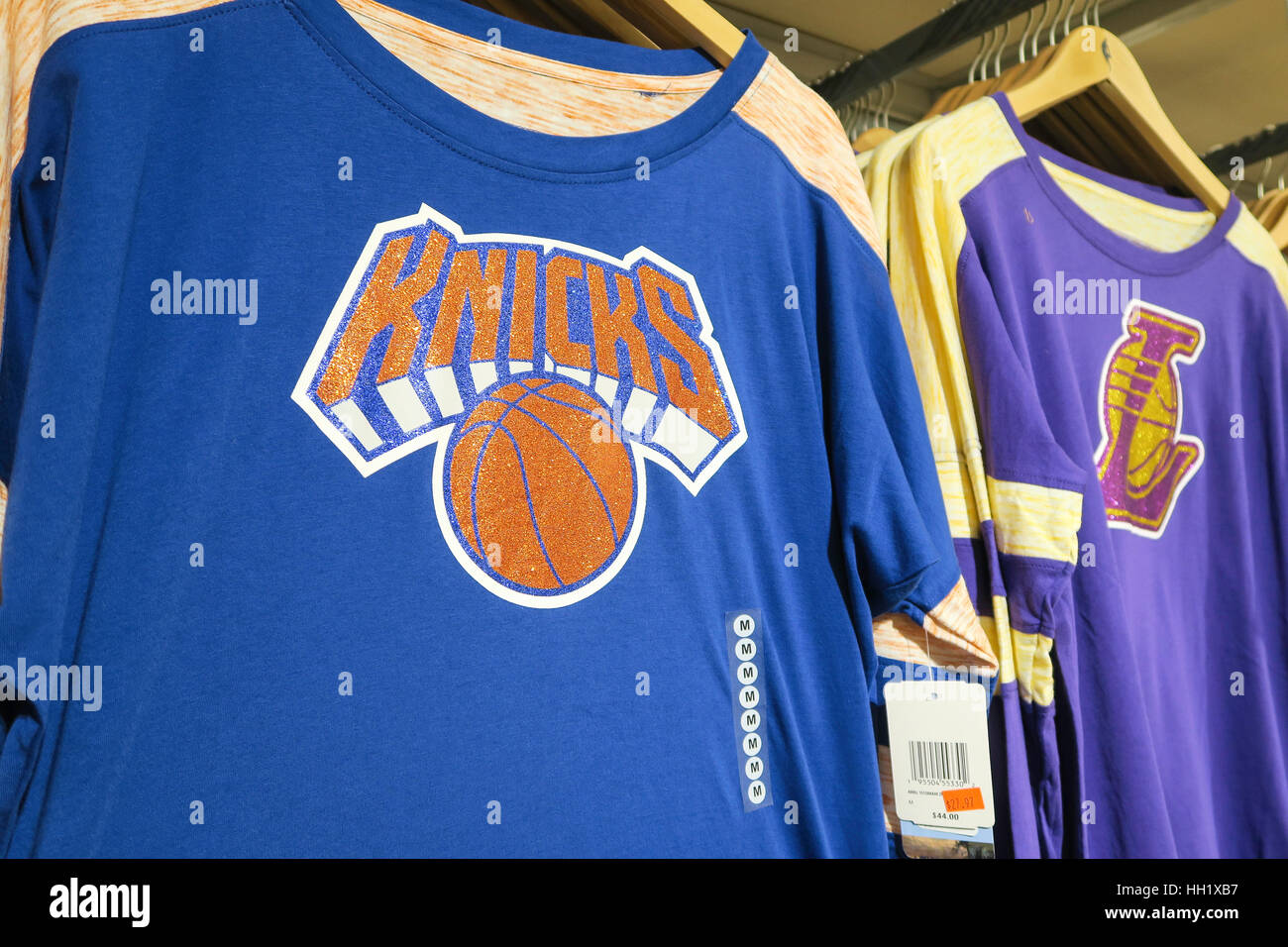 NBA Store on Fifth Avenue, NYC, USA Stock Photo Alamy